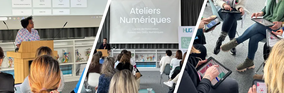 Ateliers Numériques : Un Aperçu des plateformes digitales innovantes des HUG