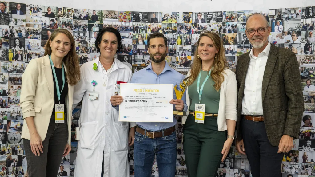 Prix de l’innovation des HUG 2023 décerné à Francis Rousset