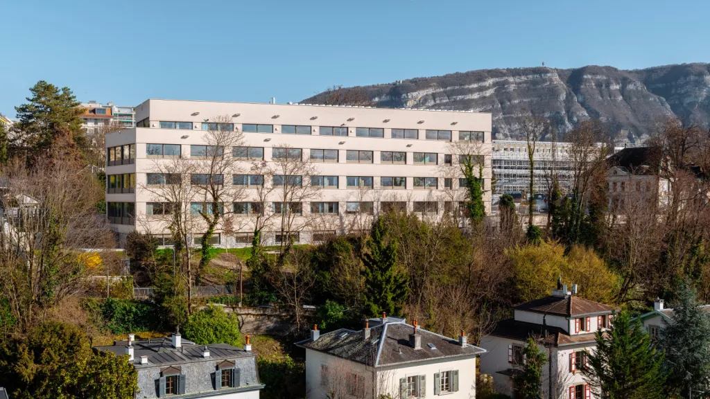 Bâtiment du Centre de chirurgie ambulatoire de Genève - Copyright : Nicolas Schopfer - HUG