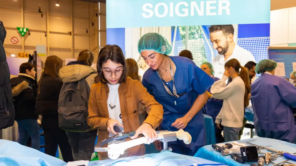 Photo prise à la Cité des métiers - HUG