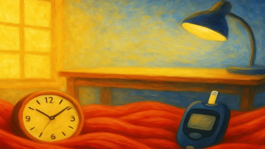 Une lampe éclaire une horloge