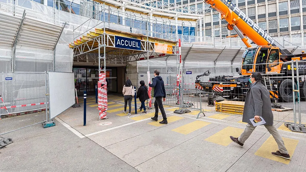 Entrée des urgences