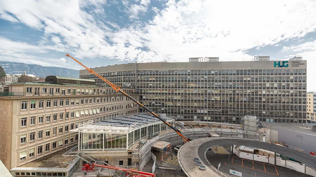 Surélévation de la rotonde