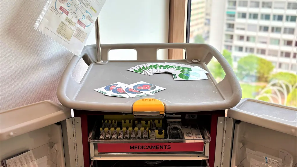 Pharmamobile_challenge médicaments chariot de réa