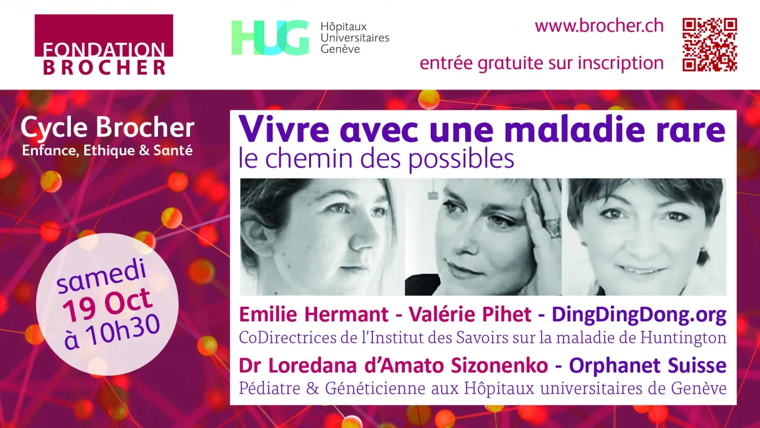 Conférence Vivre avec une maladie rare, le chemin des possibles