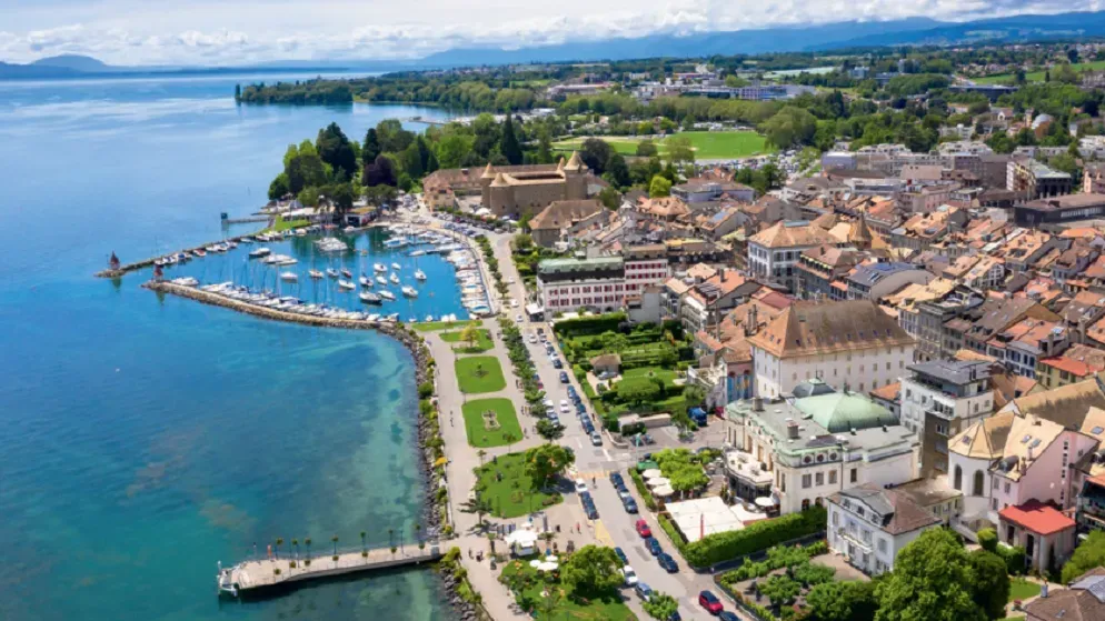 Vue sur le Restaurant Casino de Morges