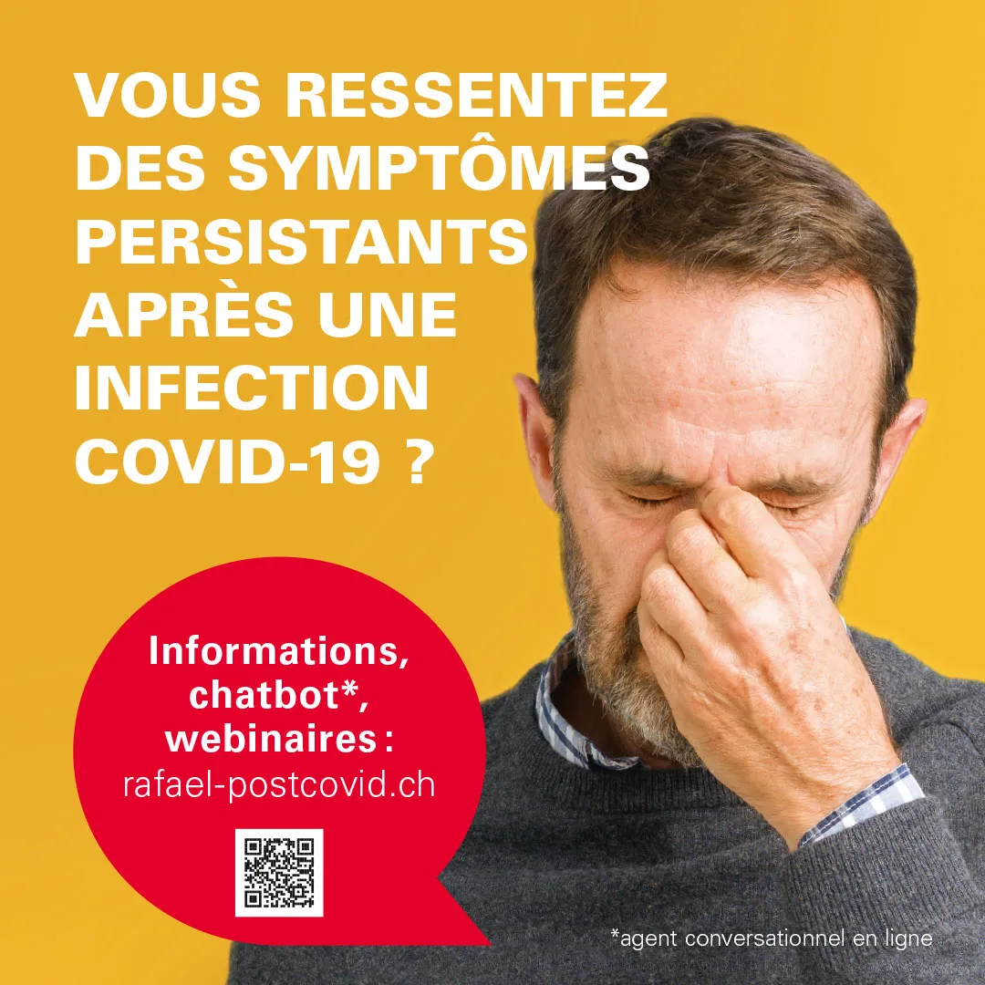 Visuel de la plateforme Rafael sur les symptômes post-Covid