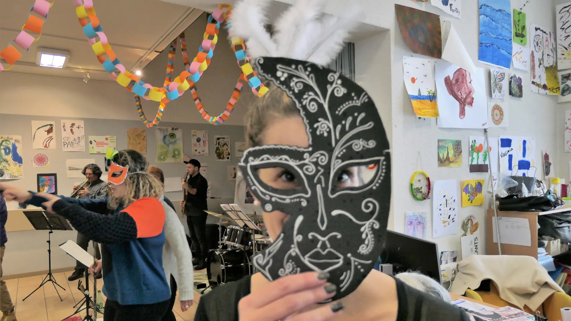 Bal du carnaval retour en image 