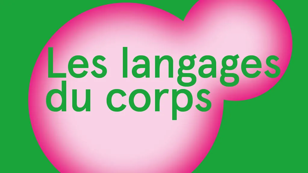 logo de l'exposition: Les Langages du corps