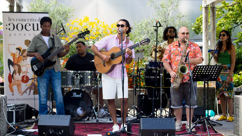 Photo du groupe de Matheus Fonseca, © Ariane Mawaffo