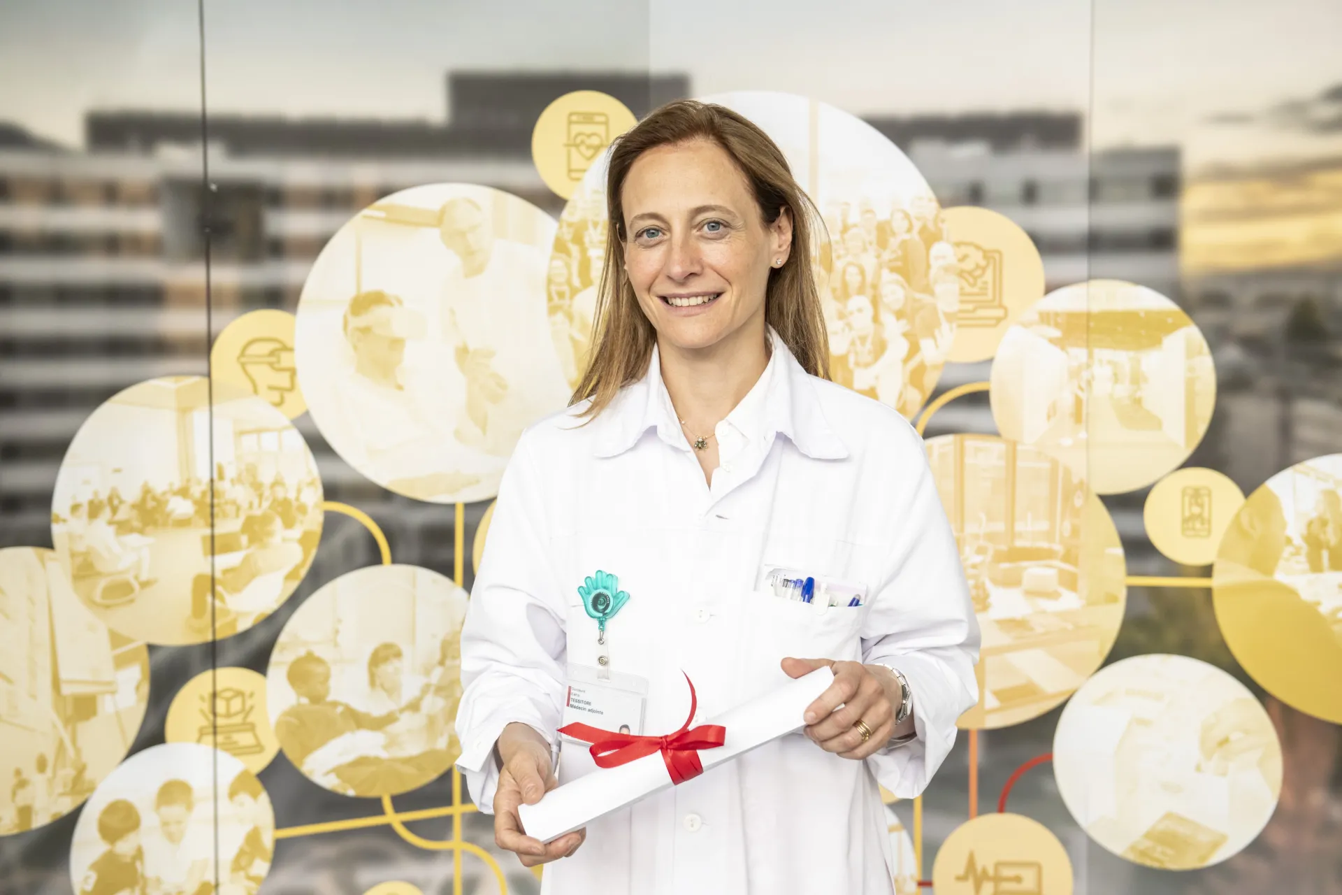 Dre Elena Tessitore du Service de cardiologie, Prix du public