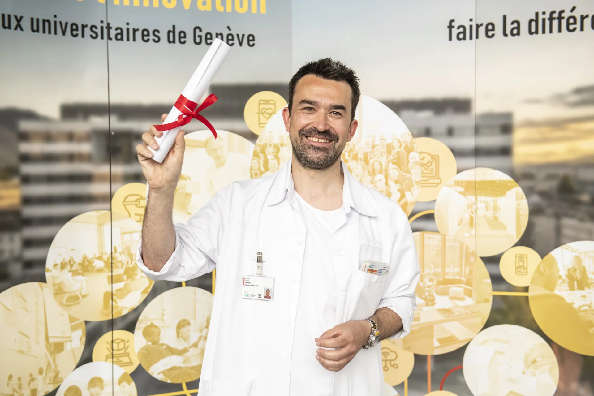 Dr Johan Siebert, médecin adjoint au Service d'accueil et d'urgences pédiatriques, Prix de la recherche clinique