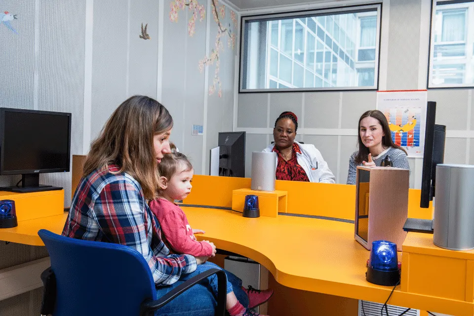  Equipements optimisés pour l'audiométrie chez l'enfant.
