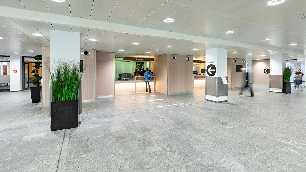 Nouvel accueil de l'hôpital