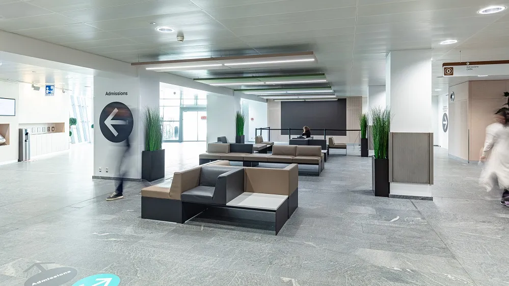 Nouvel accueil de l'hôpital