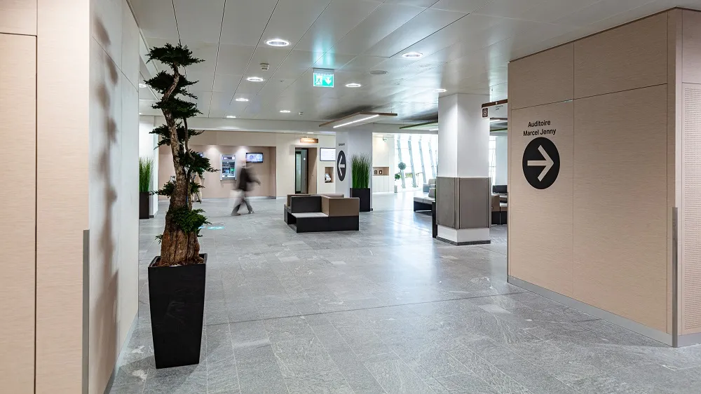 Nouvel accueil de l'hôpital