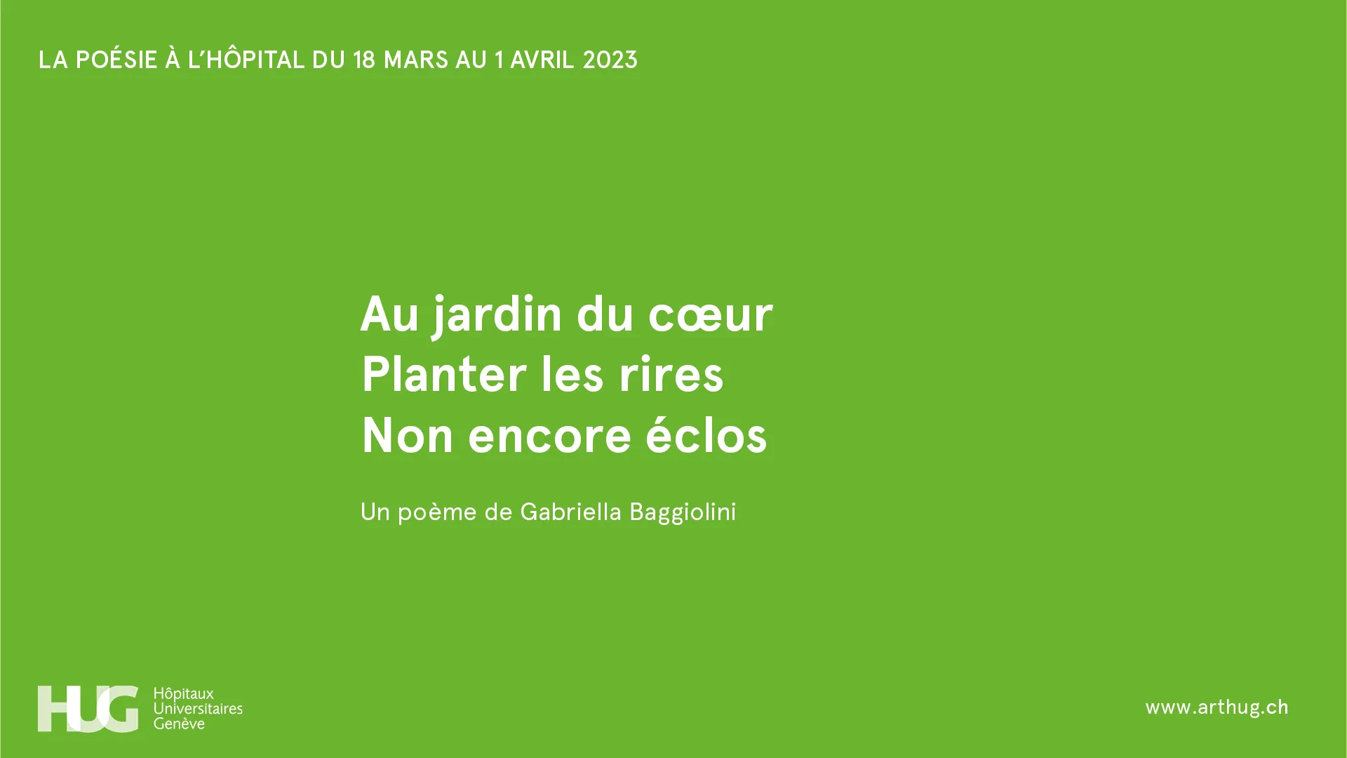 Printemps de la poésie 2023