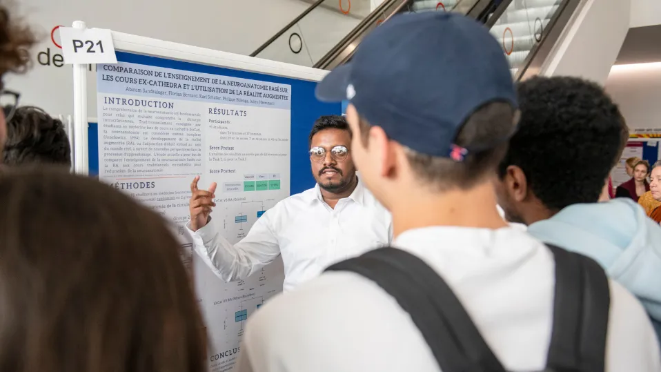 Poster à la Journée de la recherche clinique 2023