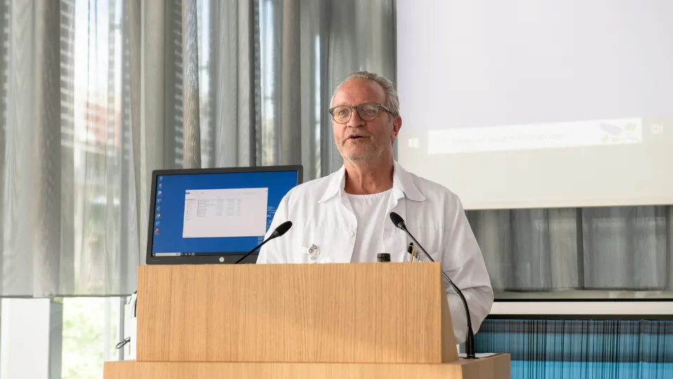 Le Pr Jérôme Pugin, directeur du CRC