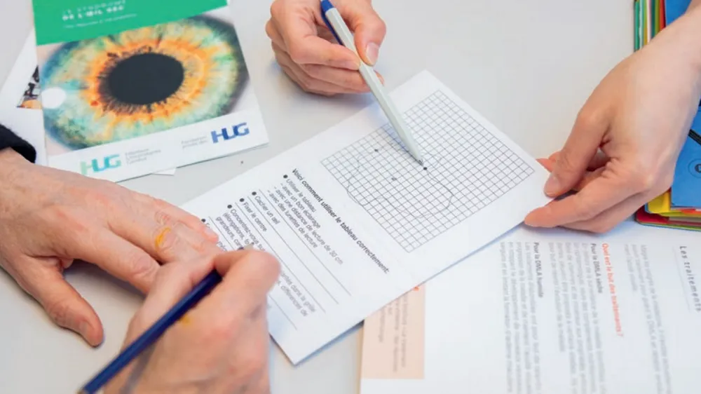 Consultation infirmière en ophtalmologie