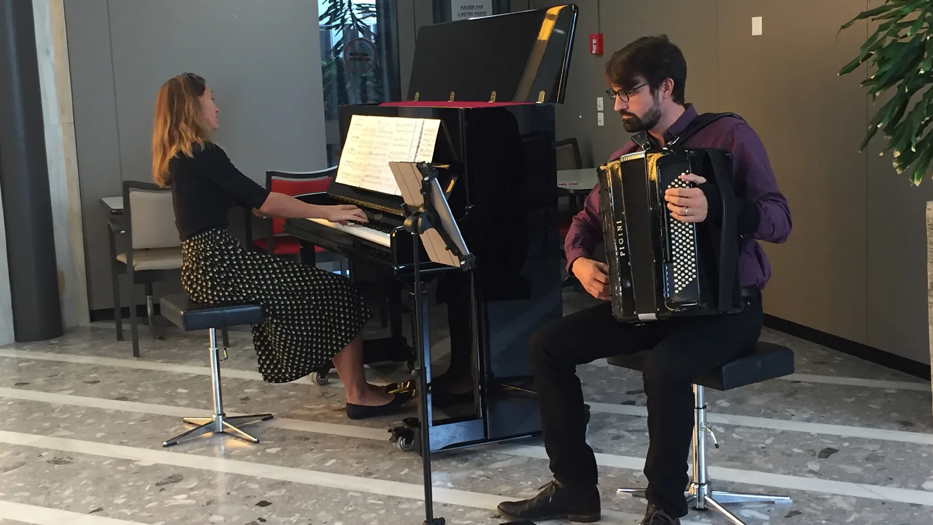 Les musiciens dans l'hôpital