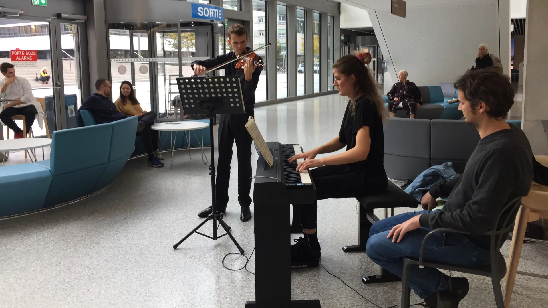 Concert à l'hôpital