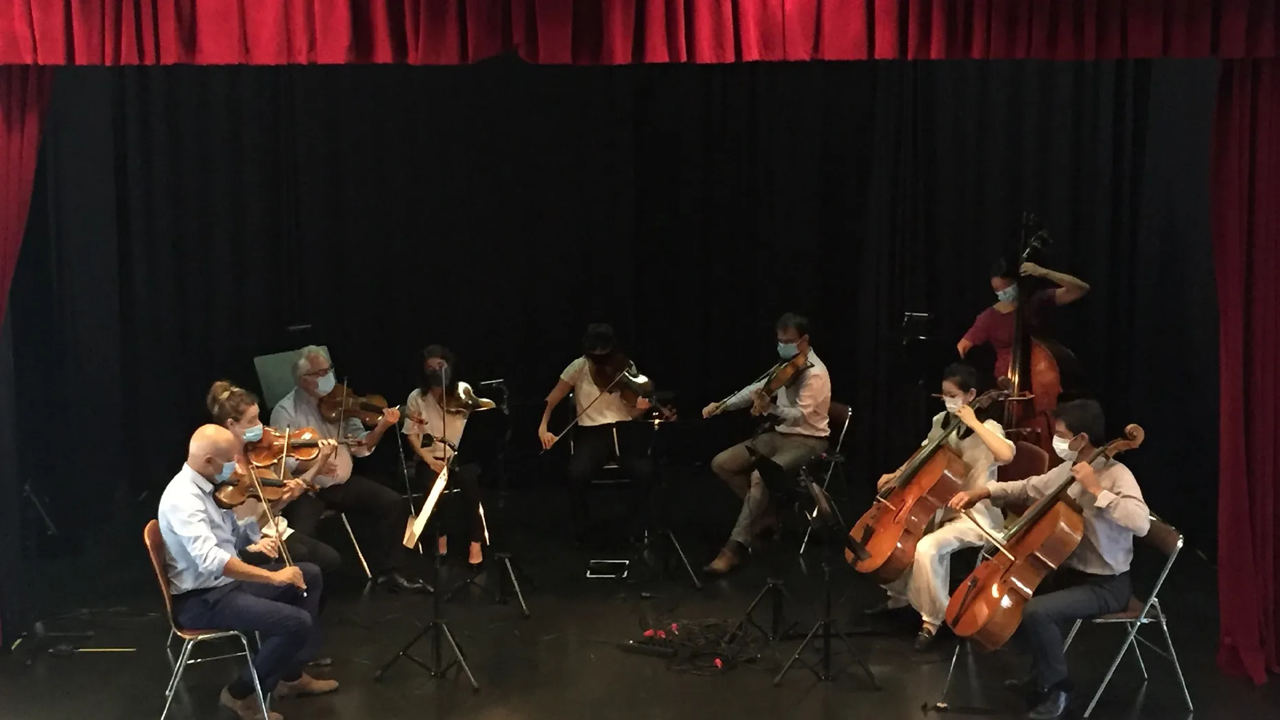 Image des musiciens en concert