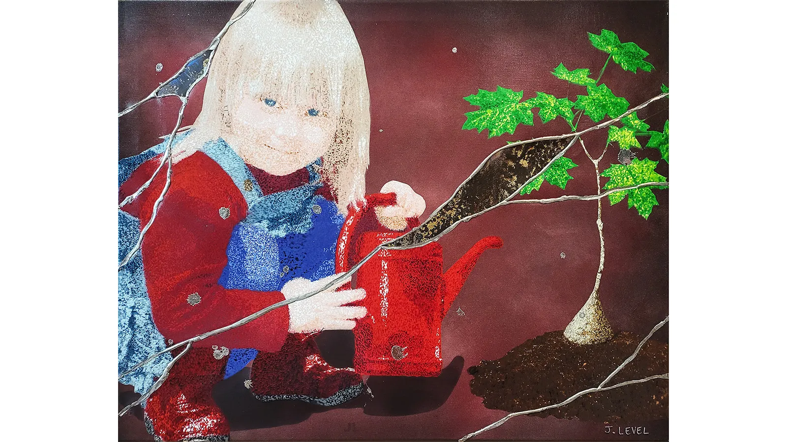 Œuvre n°24 - La fillette et l'érable 1