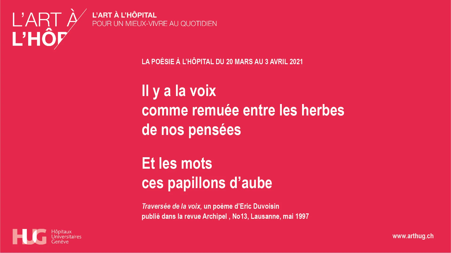 Poème Eric Duvoisin