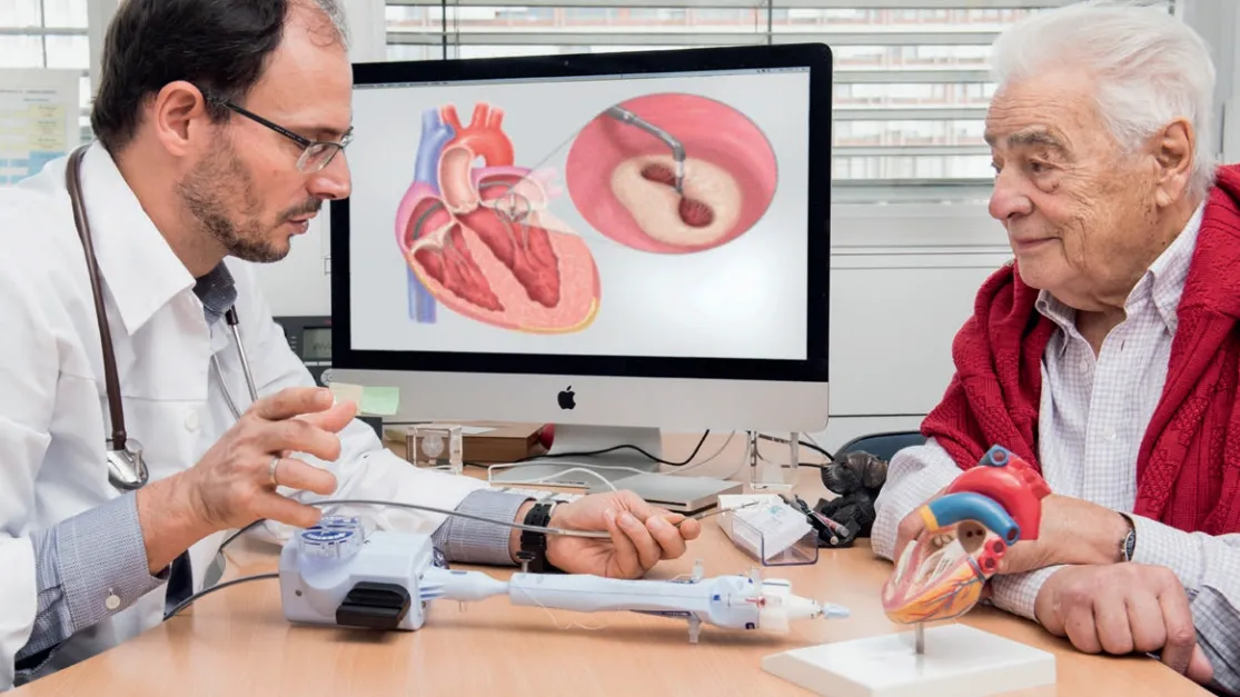 Brochure pour les patients : implémentation d'un clip sur la valve mitrale