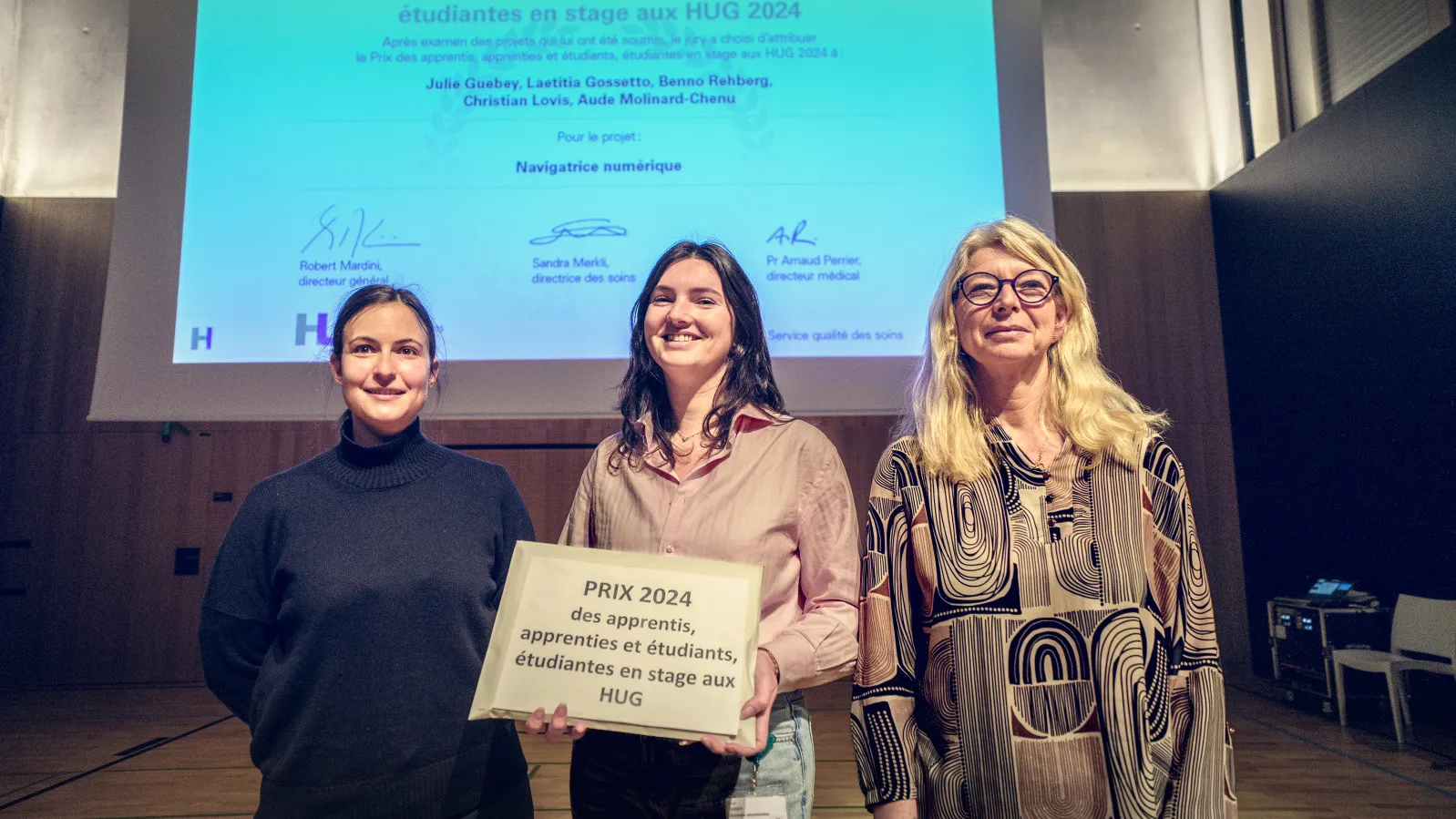 Prix des apprentis, apprenties et étudiants, étudiantes en stage aux HUG 