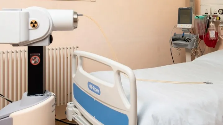 chambre au service de radio-thérapie