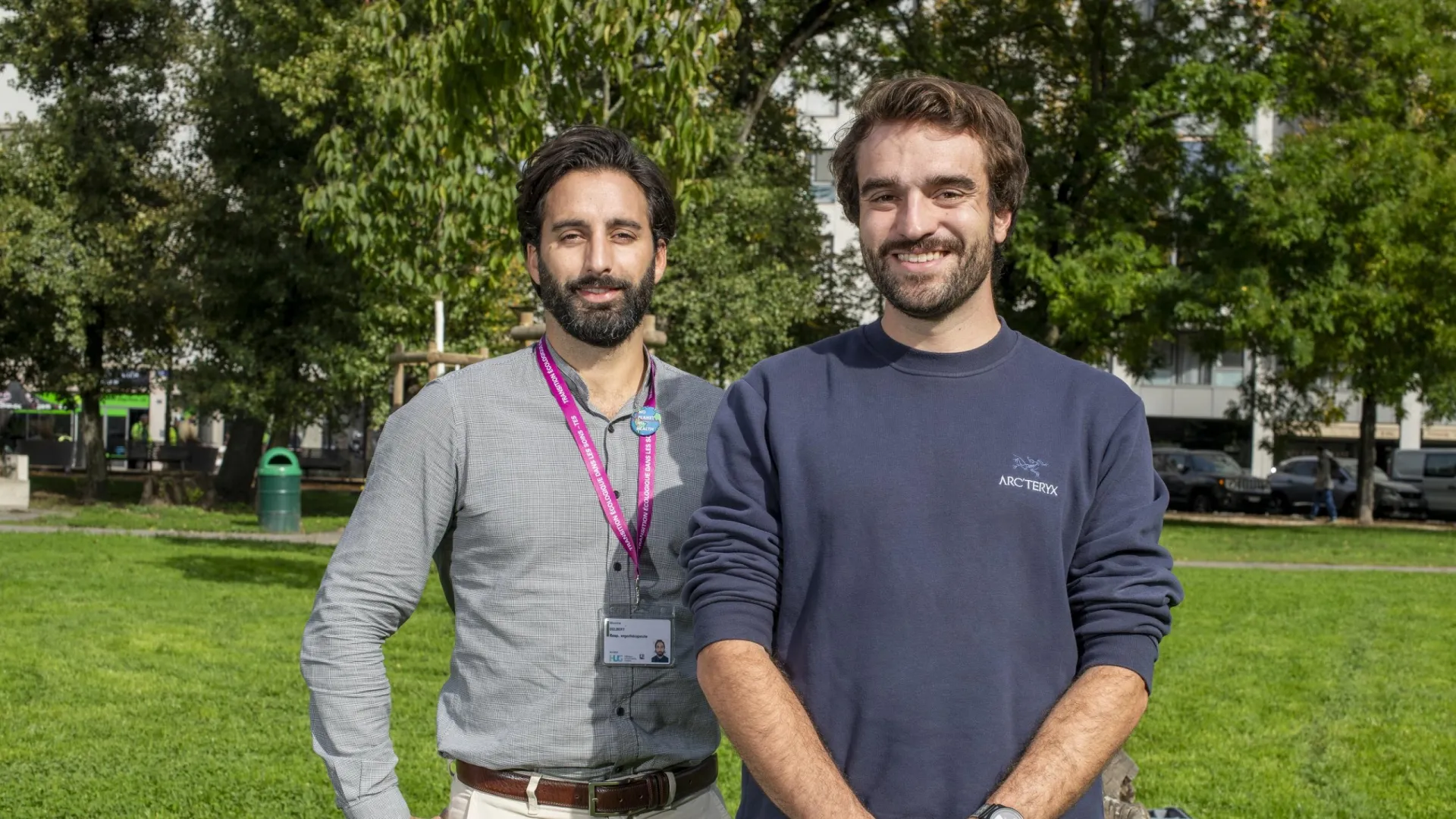 Maxime Delbert et Vincent Lussiana.