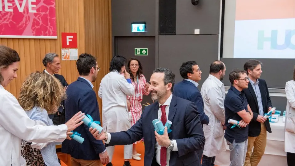 Cérémonie étapes professionnelles en médecine