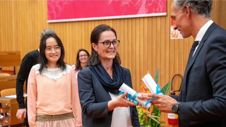 Cérémonie étapes professionnelles en médecine