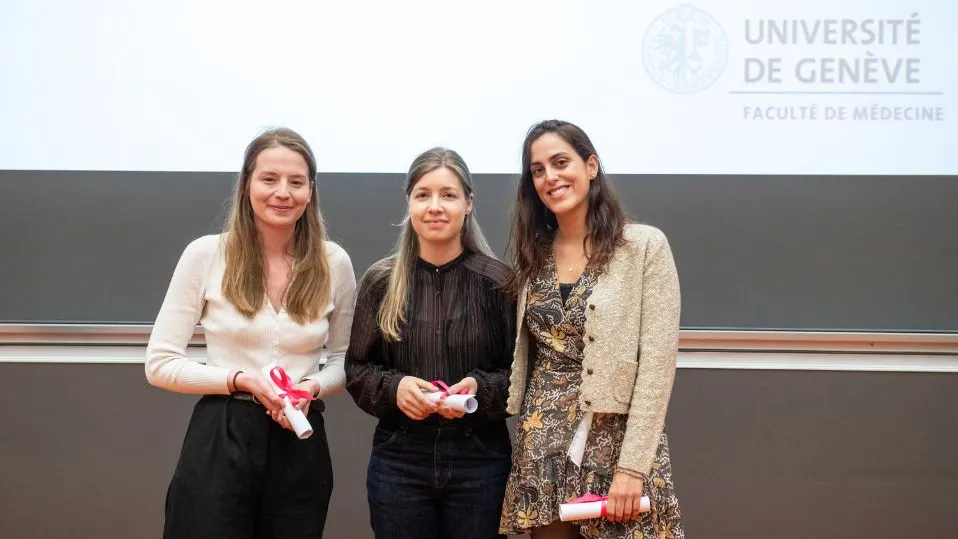 Cérémonie étapes professionnelles en médecine