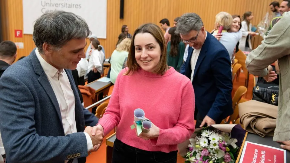 Cérémonie étapes professionnelles en médecine