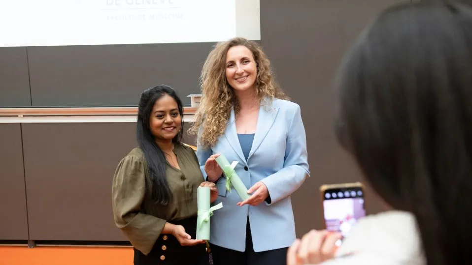 Cérémonie étapes professionnelles en médecine