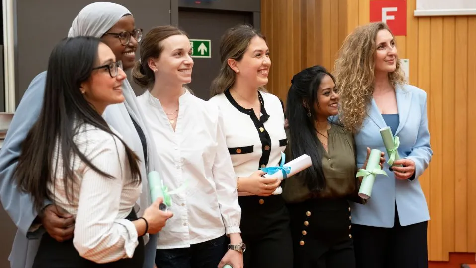 Cérémonie étapes professionnelles en médecine