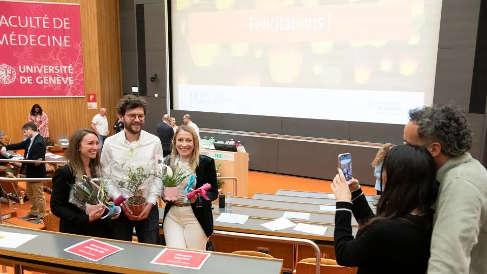 Cérémonie étapes professionnelles en médecine