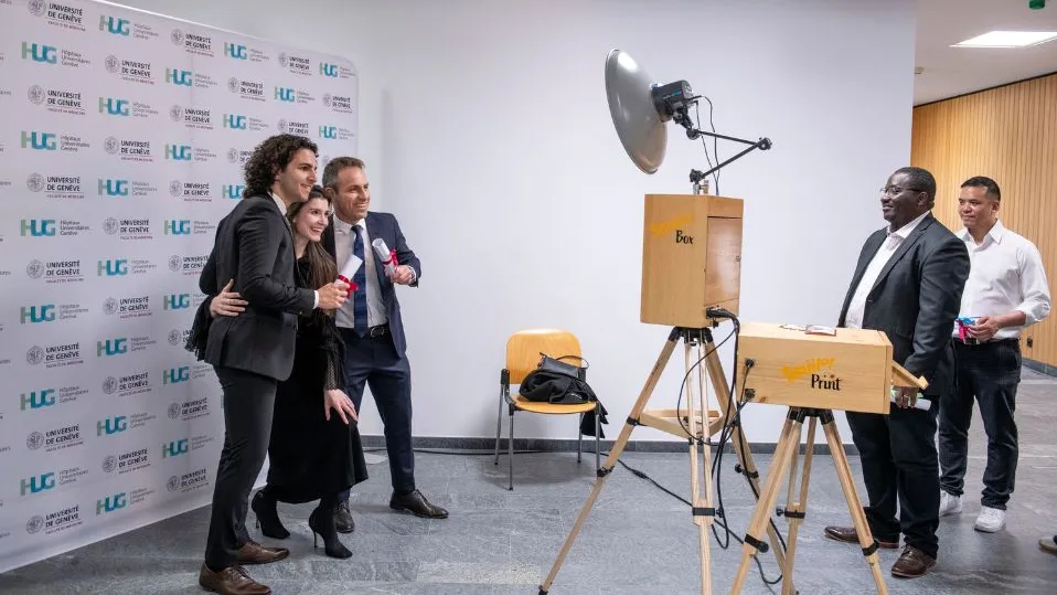 Cérémonie étapes professionnelles en médecine