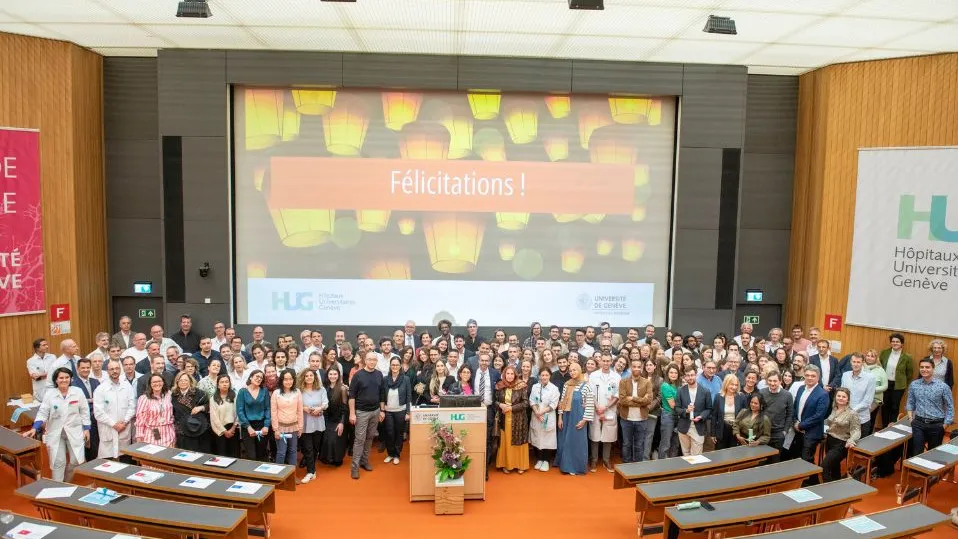 Cérémonie étapes professionnelles en médecine