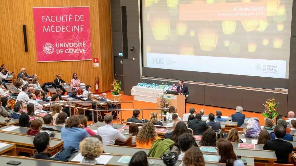 Cérémonie étapes professionnelles en médecine