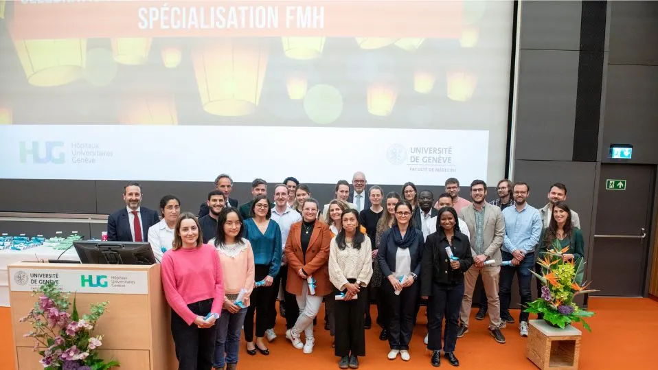 Cérémonie étapes professionnelles en médecine