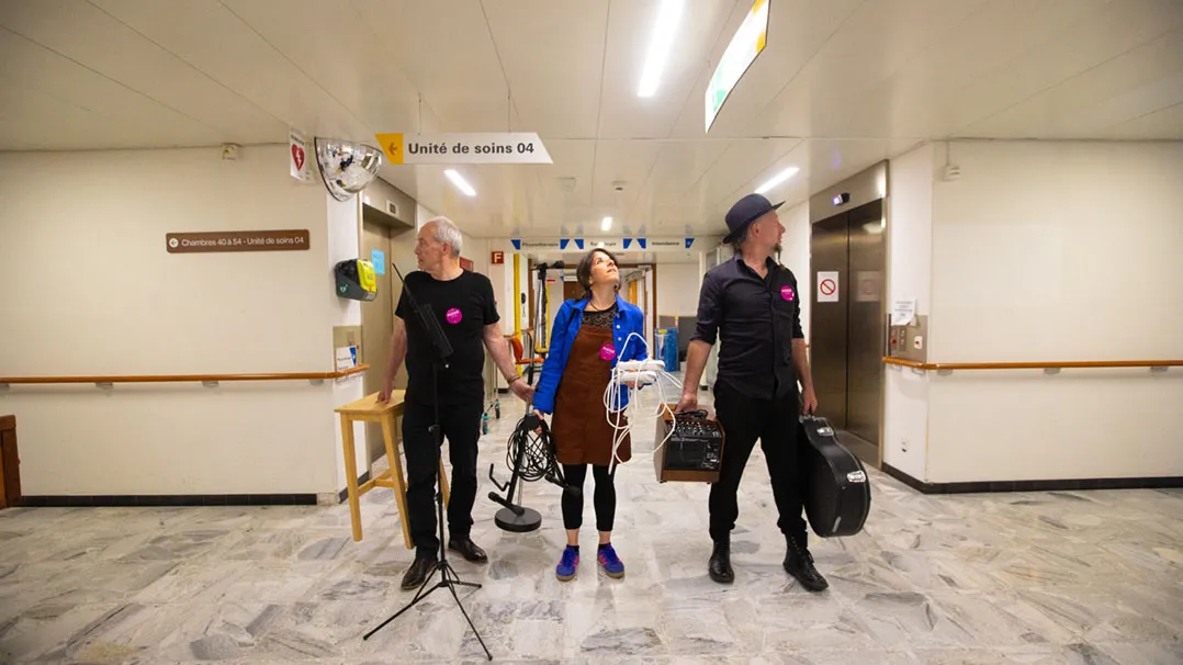 Hyacinthe Reisch et l'équipe de coordination_© Ariane Mawaffo