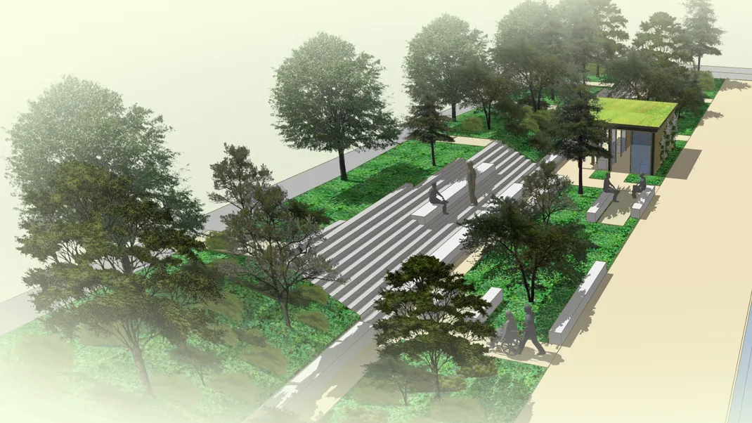 végétalisation esplanade Julliard