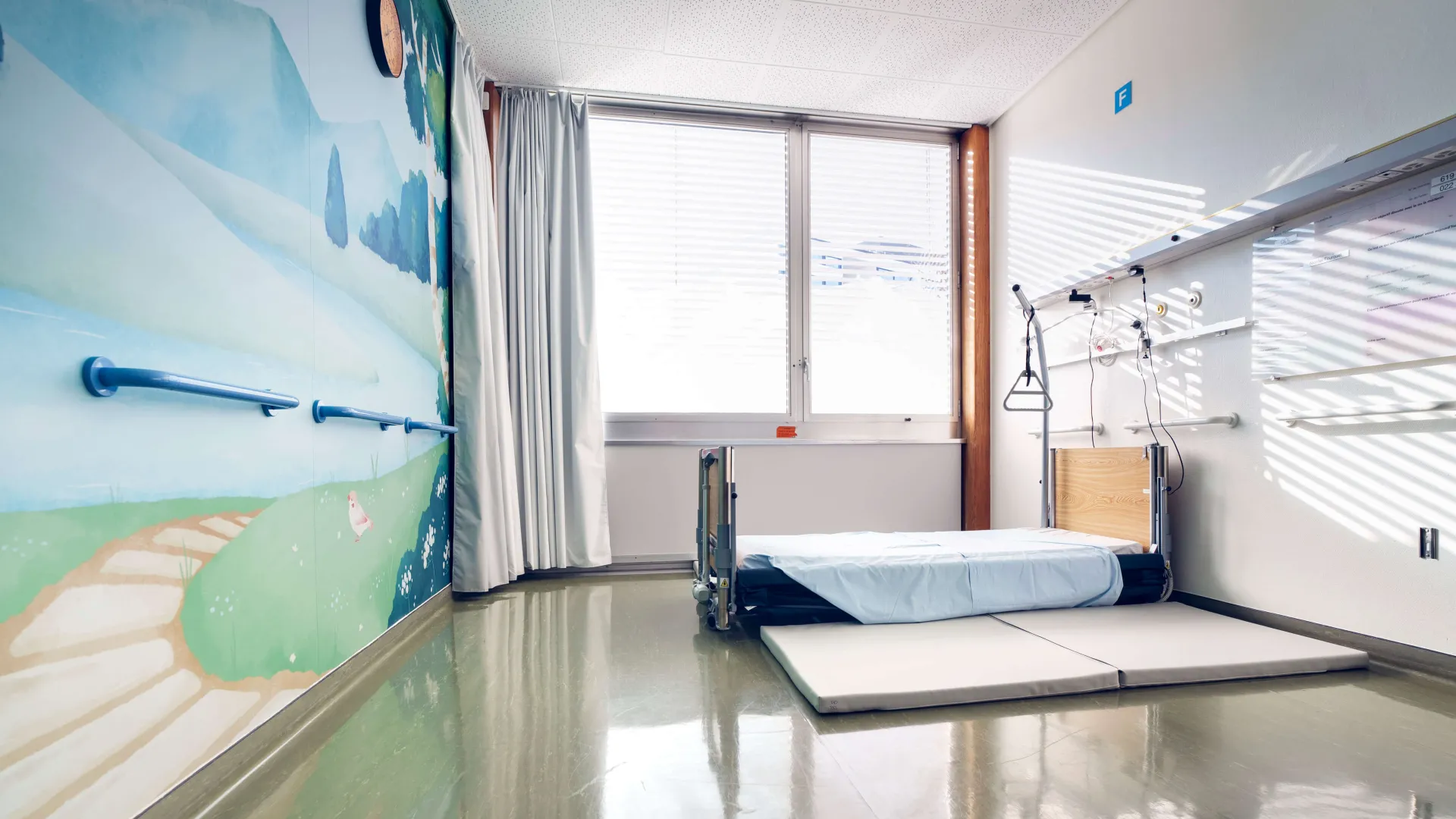 Fresque dans une chambre