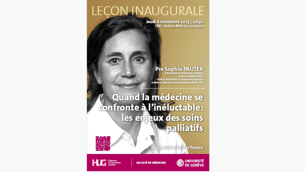 Affiche de la leçon inaugurale