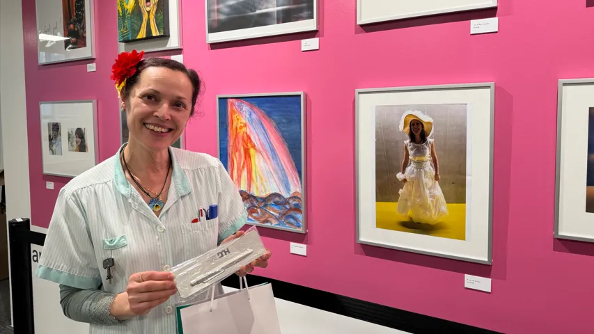 Anna Dos Santos Monteiro, lauréate du prix du public