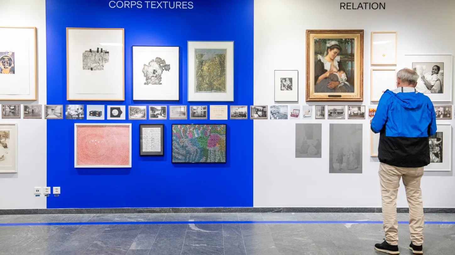 Vue exposition "Art et Soin - sublimations"
